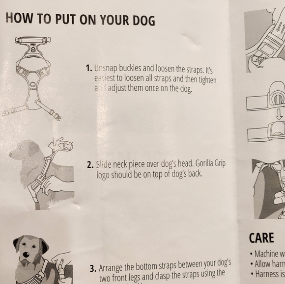 BLACK MEDIUM SIZE DOG HARNESS NEW IN BOX - Picture 2 of 6